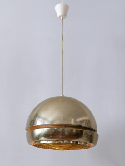 Amazing Mid Century Modern Aluminium Pendant Lamp or Hanging Light Sweden 1960s
