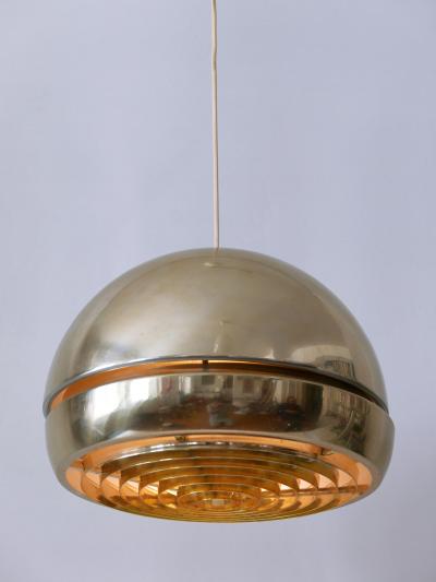 Amazing Mid Century Modern Aluminium Pendant Lamp or Hanging Light Sweden 1960s