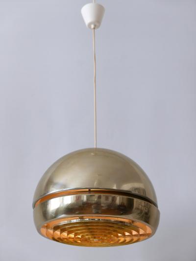 Amazing Mid Century Modern Aluminium Pendant Lamp or Hanging Light Sweden 1960s