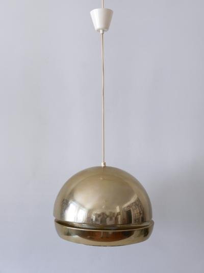Amazing Mid Century Modern Aluminium Pendant Lamp or Hanging Light Sweden 1960s