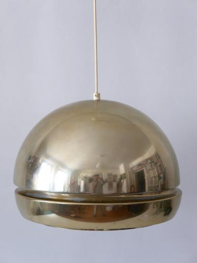 Amazing Mid Century Modern Aluminium Pendant Lamp or Hanging Light Sweden 1960s