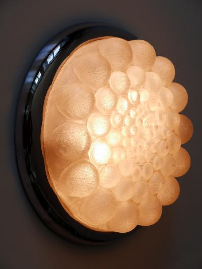 Amazing Mid Century Modern Bubble Flush Mount or Wall Light Germany 1970s