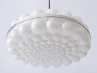 Amazing Mid Century Modern Bubble Pendant Lamps or Hanging Lights Germany 1970s