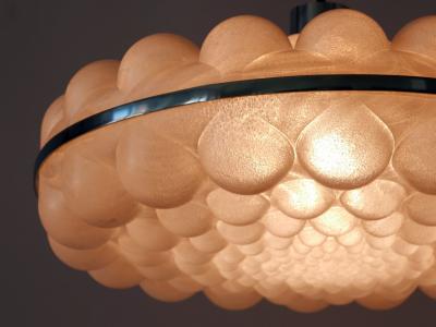 Amazing Mid Century Modern Bubble Pendant Lamps or Hanging Lights Germany 1970s