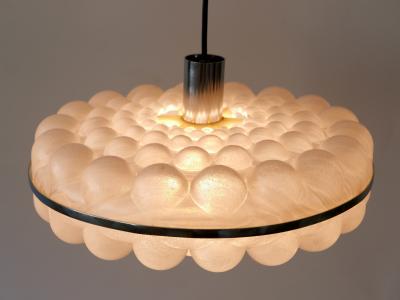 Amazing Mid Century Modern Bubble Pendant Lamps or Hanging Lights Germany 1970s