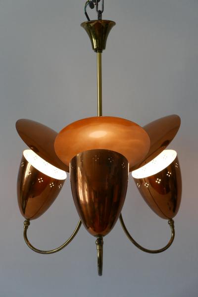 Amazing Mid Century Modern Sputnik Pendant Lamp or Chandelier Germany 1950s