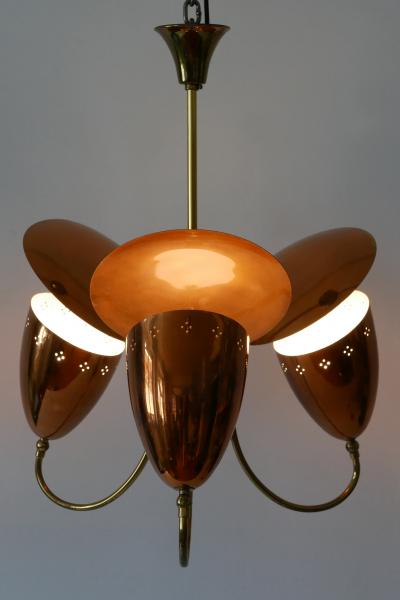 Amazing Mid Century Modern Sputnik Pendant Lamp or Chandelier Germany 1950s
