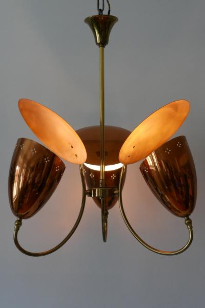 Amazing Mid Century Modern Sputnik Pendant Lamp or Chandelier Germany 1950s