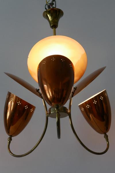 Amazing Mid Century Modern Sputnik Pendant Lamp or Chandelier Germany 1950s