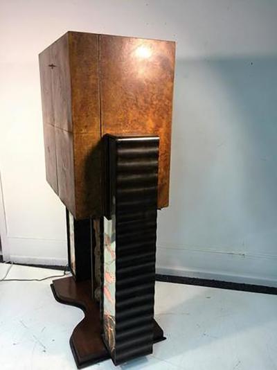 Amazing and Dramatic Illuminated Sea Creatures Italian Art Deco Bar