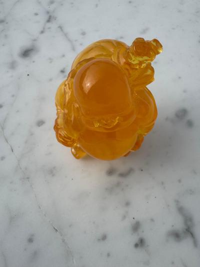 Amber 3 5 Buddha Figurine