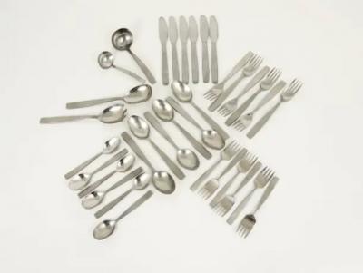 Amboss Austria Amboss Austria 2050 Flatware Cutlery for Six by Helmut Alder 34 pcs 1950s