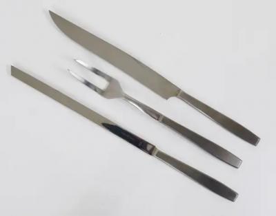 Amboss Austria Boxed Helmut Alder Amboss 2050 Carving Knives and Fork Austria 1950s