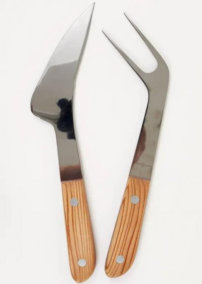 Amboss Austria Boxed Mid Century Carving Set 5009 Knife and Fork by Amboss Austria 1960s