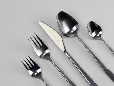 Amboss Austria Helmut Alder Amboss Austria 2070 Flatware Cutlery for Six Persons 1960s