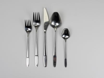 Amboss Austria Helmut Alder Amboss Austria 2070 Flatware Cutlery for Six Persons 1960s