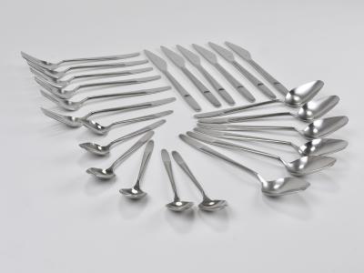 Amboss Austria Helmut Alder Amboss Austria 2070 Flatware Cutlery for Six Persons 1960s