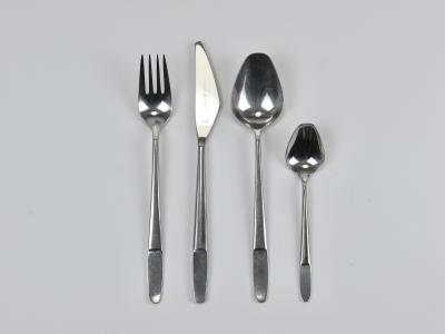 Amboss Austria Helmut Alder Amboss Austria 2070 Flatware Cutlery for Six Persons 1960s