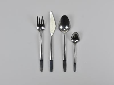Amboss Austria Helmut Alder Amboss Austria 2070 Flatware Cutlery for Six Persons 1960s