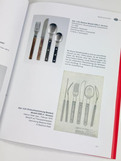 Amboss Austria Helmut Alder Amboss Austria 2300 Flatware Cutlery for Six Persons 1970s