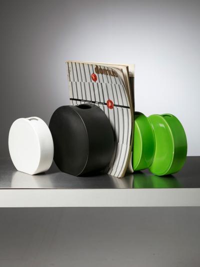Ambrogio Pozzi Set of Three Ceramic Vases by Ambrogio Pozzi for Ceramiche Pozzi