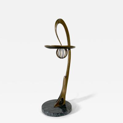 America Modern Bronze and Marble Sculpture
