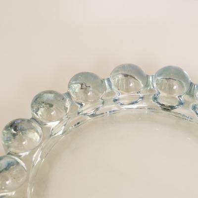 American 1960s green glass dish