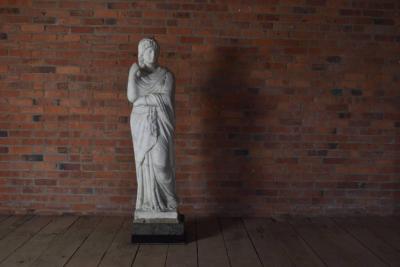 American 19th Century Greek Revival Marble Statue