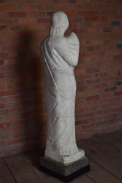 American 19th Century Greek Revival Marble Statue