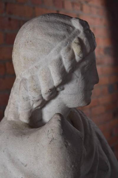 American 19th Century Greek Revival Marble Statue