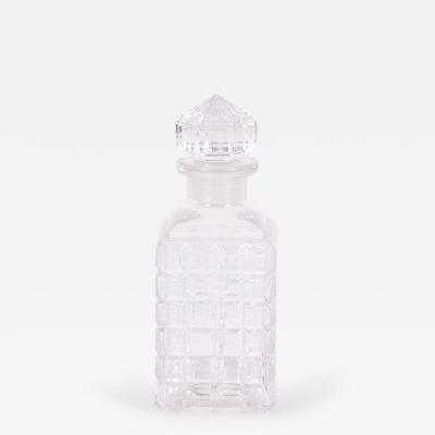 American Art Deco Crystal Perfume Bottle