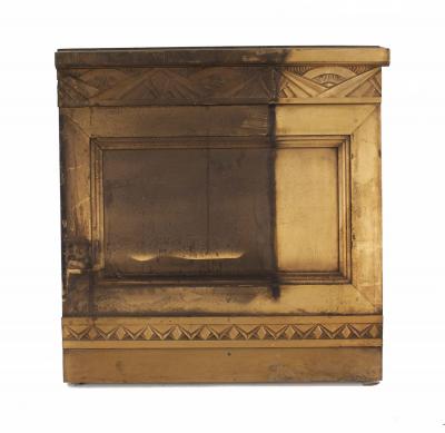 American Art Deco Geometric Store Front Plaque