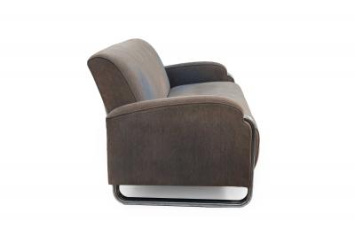 American Art Deco Gray Sofa