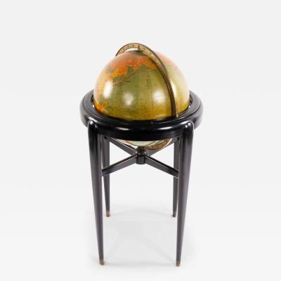 American Art Deco Illuminated Globe