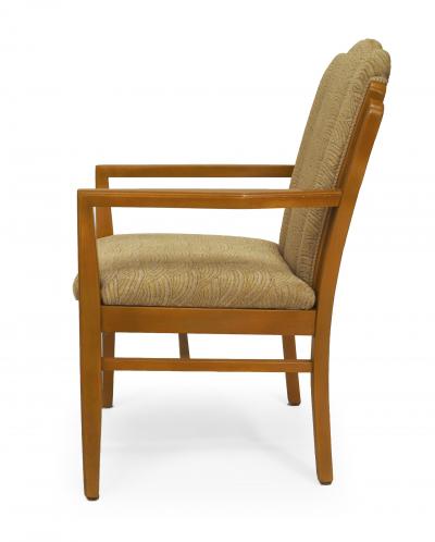 American Art Deco Scalloped Arm Chairs