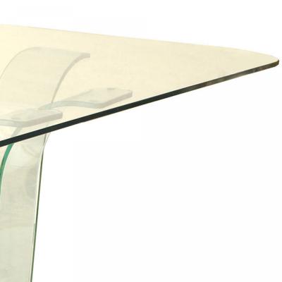American Art Moderne Glass Dining Table