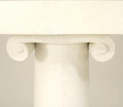 American Art Moderne Plaster Console Table