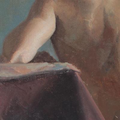 American Artist Study of a Nude Male Contemporary