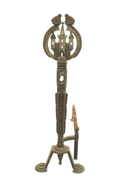 American Arts and Crafts Fireplace Andirons