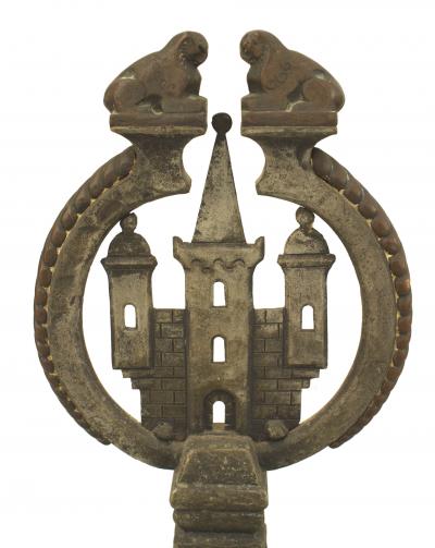 American Arts and Crafts Fireplace Andirons