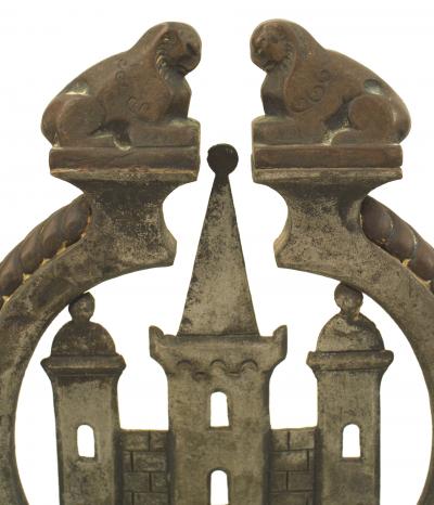 American Arts and Crafts Fireplace Andirons