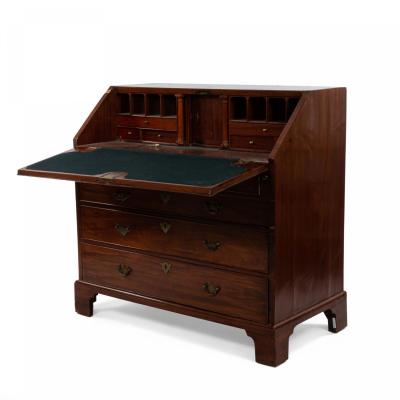 American Block Front Dropdown Mahogany Secretary Desk