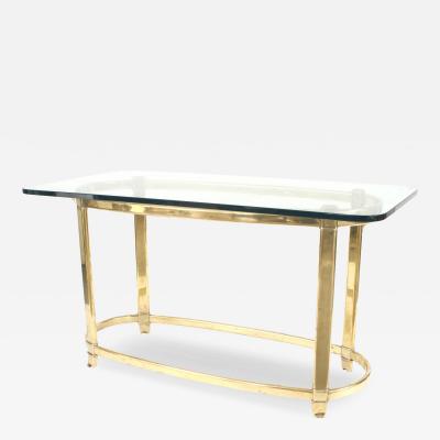 American Brass and Glass Center Table