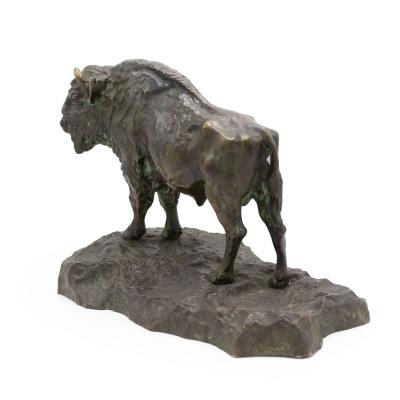 American Bronze Buffalo Figure