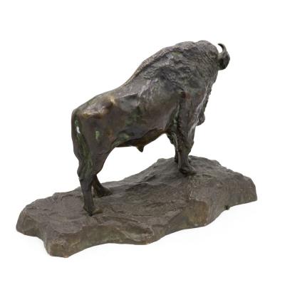 American Bronze Buffalo Figure