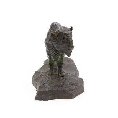American Bronze Buffalo Figure