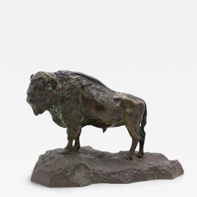 American Bronze Buffalo Figure