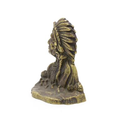 American Bronze Native American Chief Bust