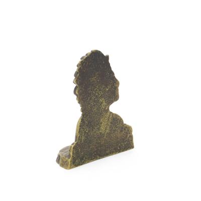 American Bronze Native American Chief Bust