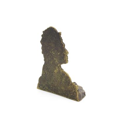 American Bronze Native American Chief Bust